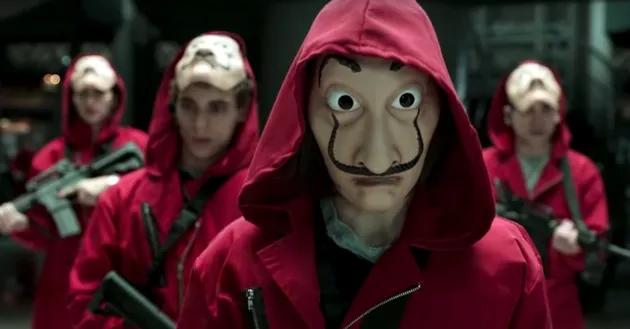 La Casa de Papel, een aanrader om te gaan kijken op Netflix.