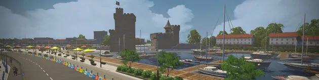 Afsprinten in La Rochelle