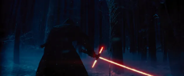 Met de lichtzwaarden wordt veel gevochten in de Star Wars films en serie