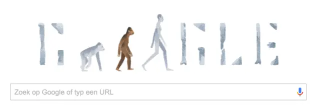 Google`s doodle: Lucy
