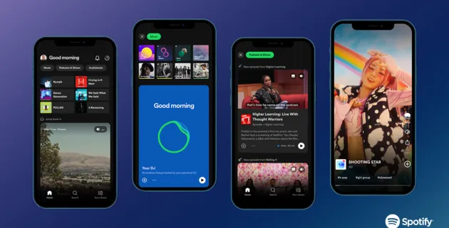 <i>Een redesign van de Spotify home feed</i>