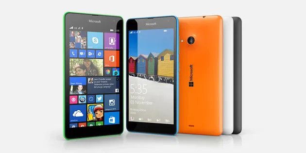 Zo gaat de Microsoft Lumia 535 eruit zien.