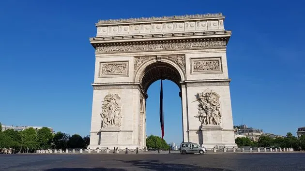 L`Arc de Triomphe Parijs