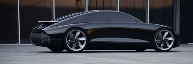 Bron van inspiratie voor de Ioniq 6 het prophecy-concept van Hyundai