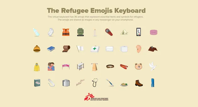 Alle vluchtelingen-emojis