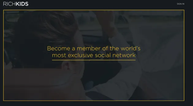 `Most exclusive social network`
