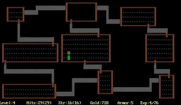 Rogue verscheen in 1980 en is grondlegger van veel elementen die we nu nog terugzien in roguelikes.