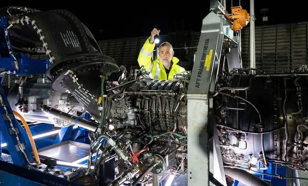 De waterstof straalmotor die Rolls-Royce en easyJet met succes getest hebben.
