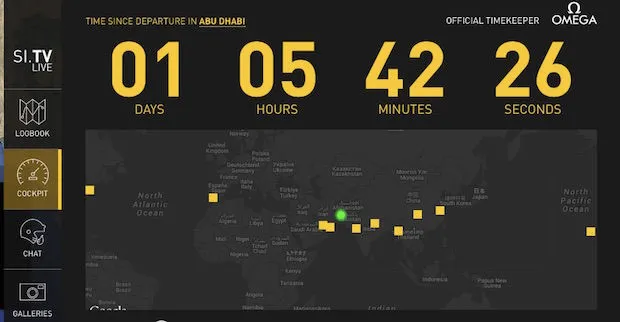 since departure in abu dhabi