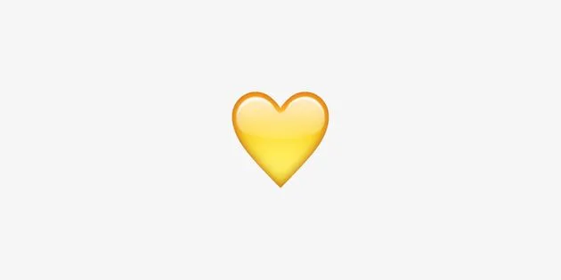 snapchat-emoji-lijst-geel-hart