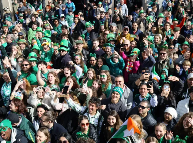 St Patricks Day mensen