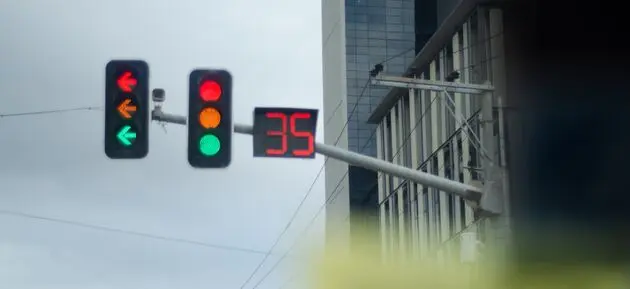 <em>Ook fijn voor onze beleving van de wachttijd: aftellen tot het licht groen wordt<\/em>