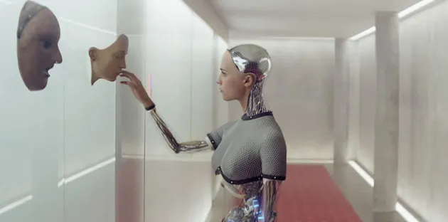 Artificial intelligence in de film Ex-Machina.