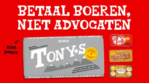 De tegenreactie van Tony`s Chocolonely