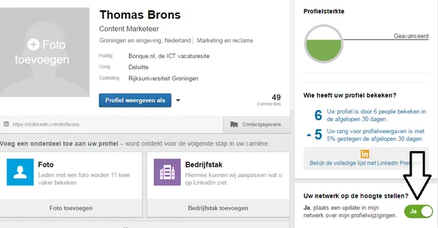updates over jezelf verbergen stap 1