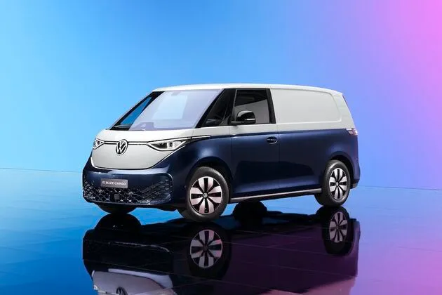 De bestelbus uitvoering van de nieuwe VW bus.