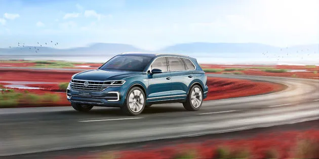 De fraai vorm gegeven Volkswagen T-Prime Concept GTE