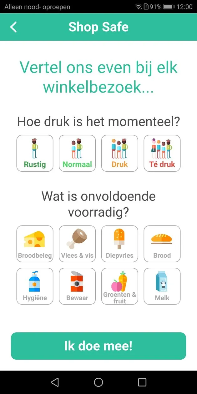 Waze, maar dan voor supermarktbezoek