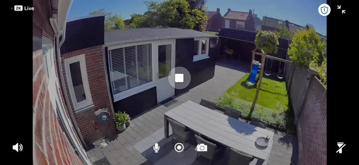 Arlo Pro 6 vanuit de app