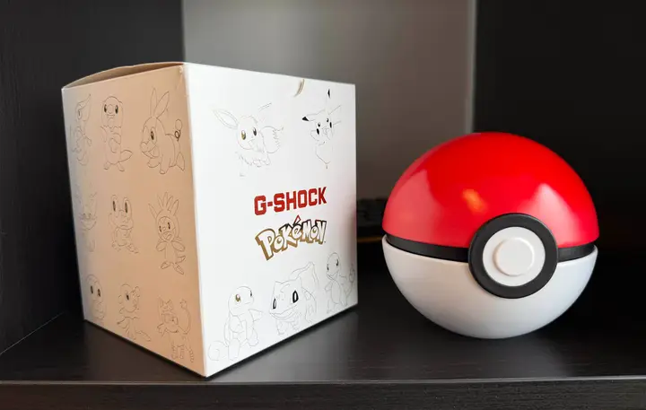 Pokemon Gshock verpakking