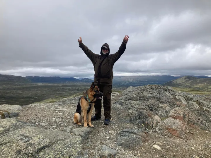 Knut på snøhetta