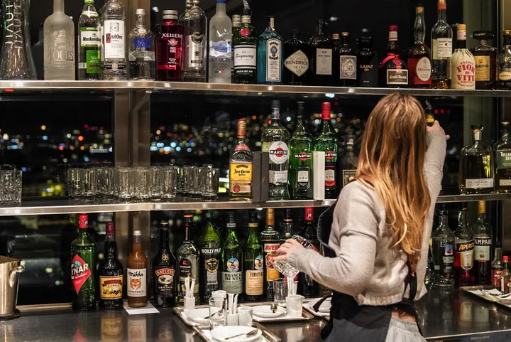 a bar in zurich