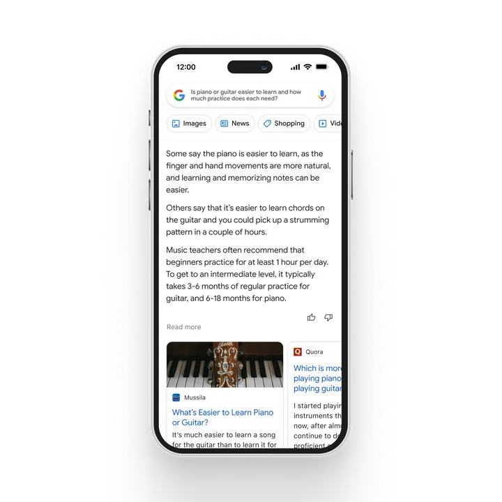 ai features in search