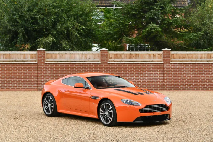 bonhams orange collection 2010 aston martin v12 vantage coup u00e9