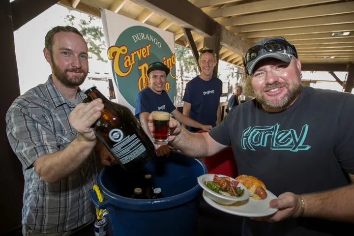 brew pavillion beer pouring food