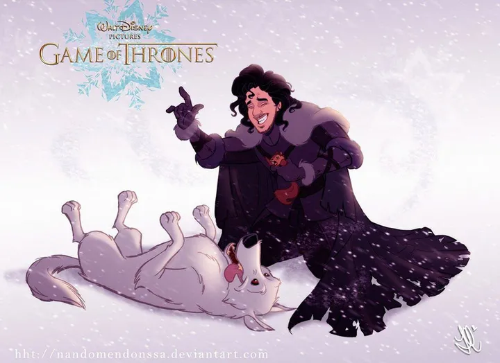 game of thrones disney style illustration combo estudio 1 5aafaa8a03c46 880
