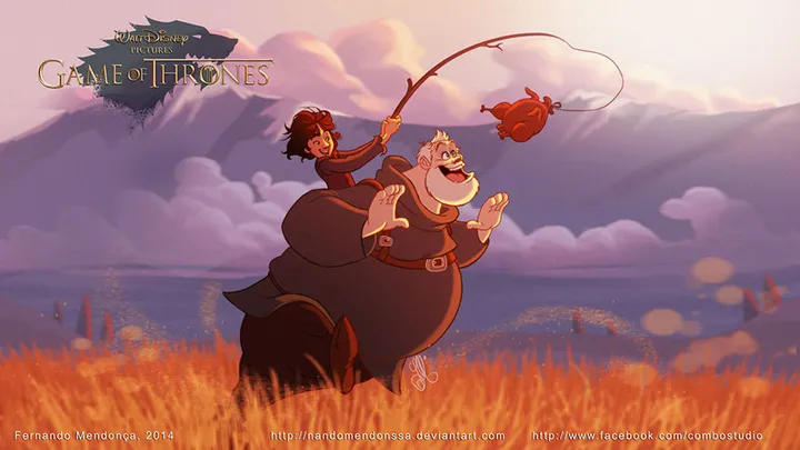 game of thrones disney style illustration combo estudio 5 5aafaa9023bbf 880