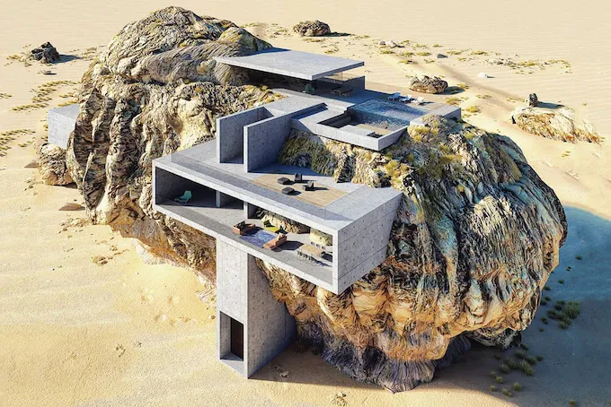 house inside a rock by amey kandalgaonkar 1
