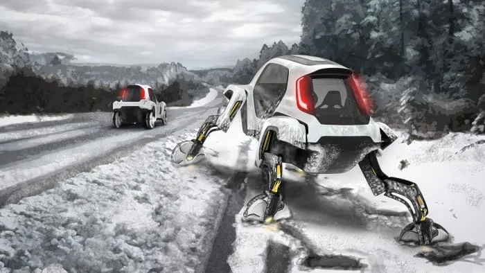 hyundai walking car concept