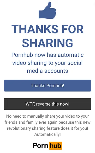 pornhub april fools day prank 1