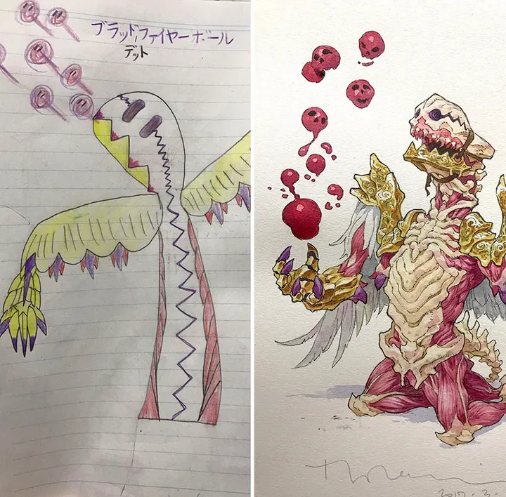 sons sketches to anime drawings thomas romain 1 5993f34f7629b 880