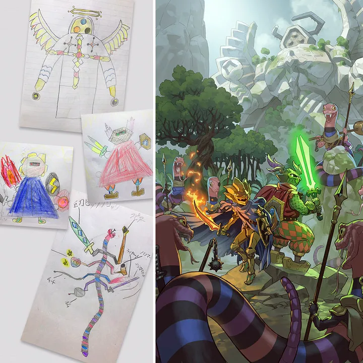 sons sketches to anime drawings thomas romain 15 5993f3736e1c8 880