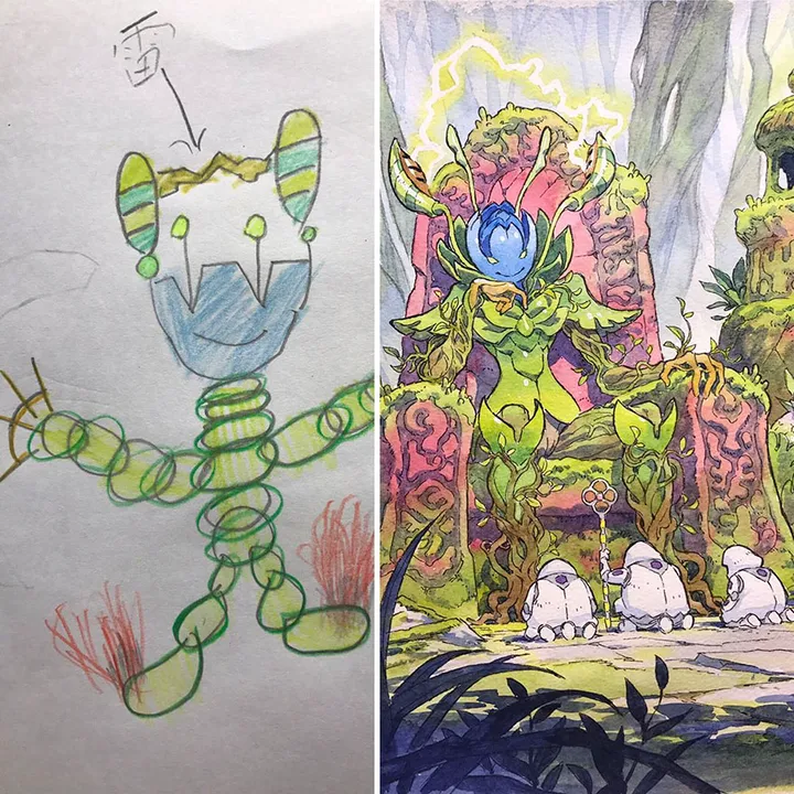 sons sketches to anime drawings thomas romain 9 5993f36427bdc 880