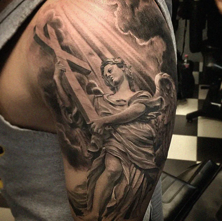 the tattoo artist makes hyper realistic tattoos that look more like they were printed on the skin 600150415842c 880