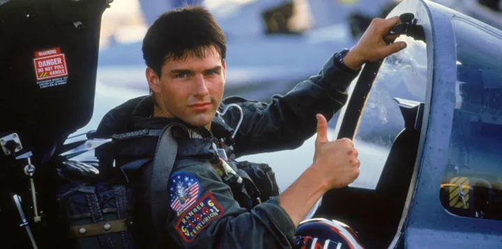 topgun tomcruise thumbsup cockpit