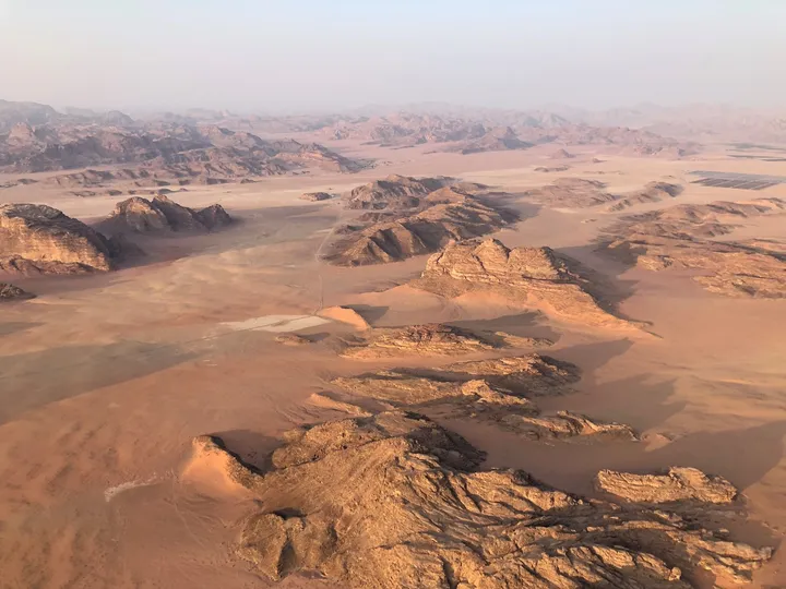 wadi rum ballonvaart