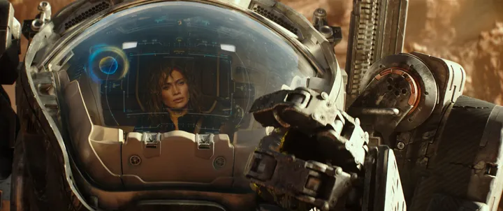 Jennifer Lopez als Atlas Shepherd (foto: Cr. Courtesy, Netflix).