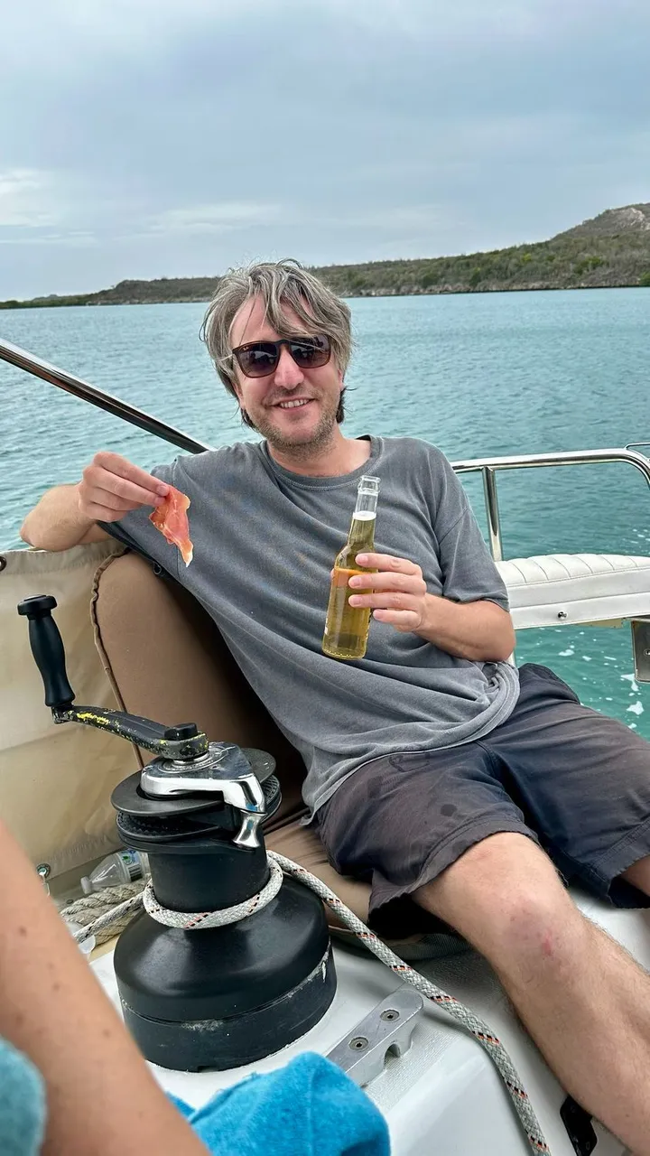 Hard aan het werk op de boottocht.&nbsp;