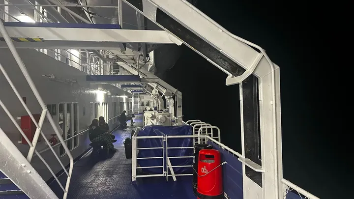 Romantiek op de Noordzee.