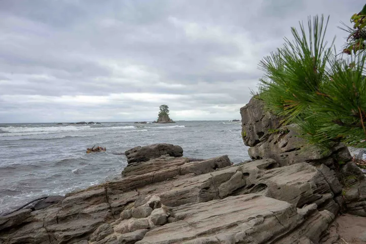 Views bij Amaharashi Roadside station.&nbsp;