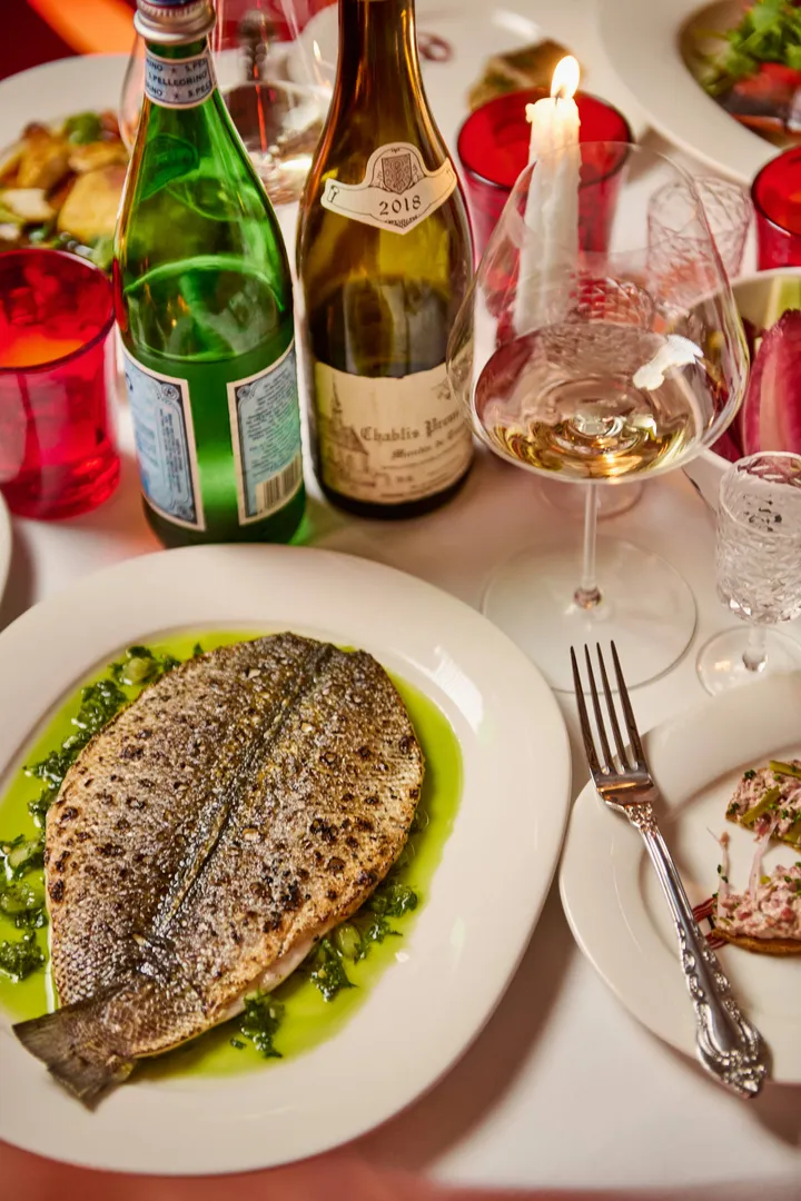 De zeebaars van de Japanse BBQ.