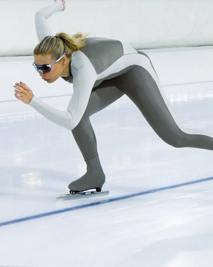 A world champion speed skater, Jutta Leerdam knows that feeling good in your body makes for powe (1)