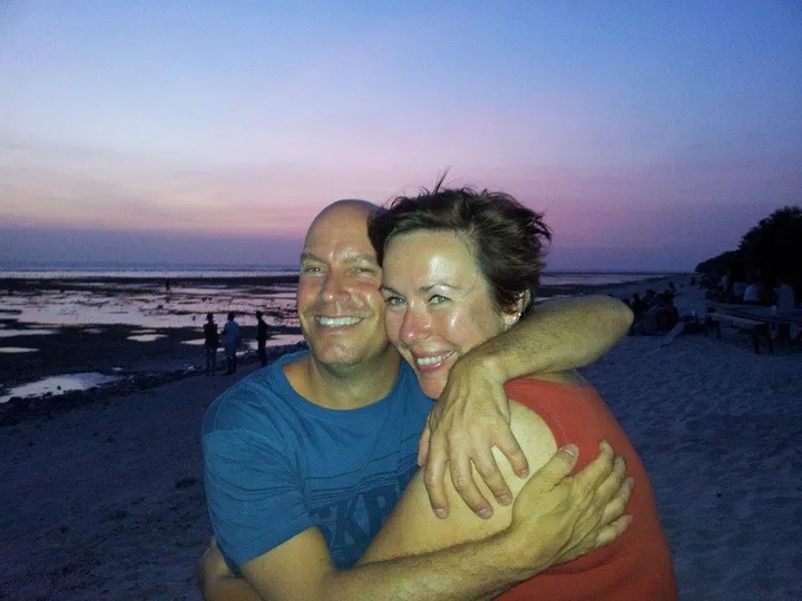 Zonsondergang boven Gili Air