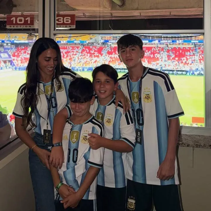 La famille Messi est là