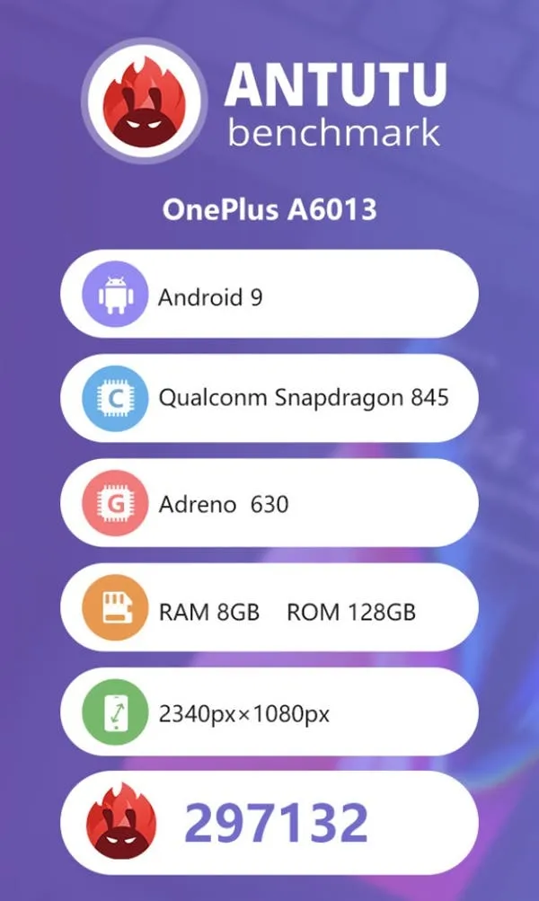 antutu oneplus 6t