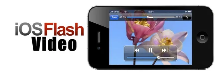 ios flash video